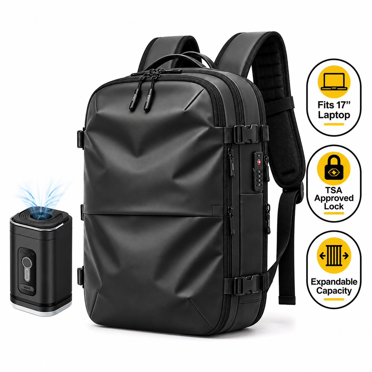 Beeyond Borders™ - Vacuum Compression BackPack