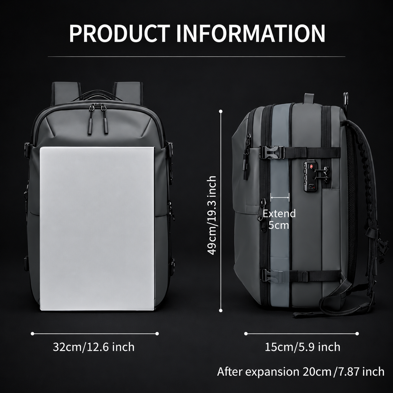 Beeyond Borders™ - Vacuum Compression BackPack