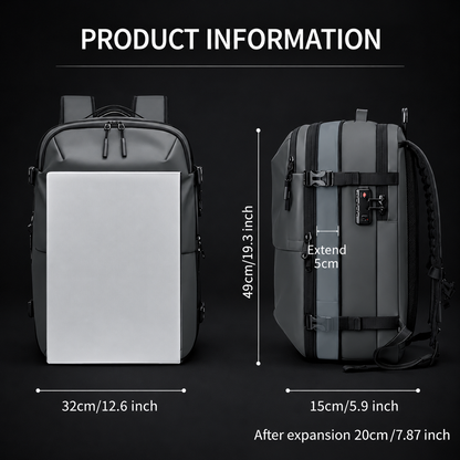 Beeyond Borders™ - Vacuum Compression BackPack